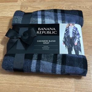 Banana Republic Cashmere Blend Wrap One Size NWT
